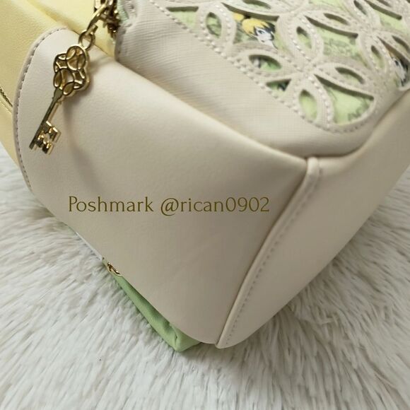 Loungefly Disney Peter Pan Tinkerbell Top Knit Mini Backpack - Picture 11 of 13